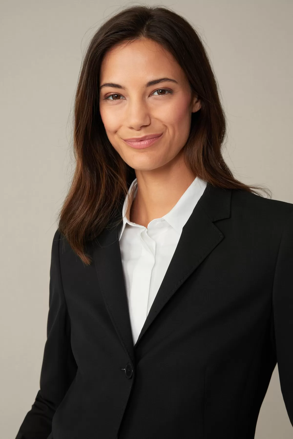 Best Sale Schurwoll-Stretch-Blazer In Damen Blazer