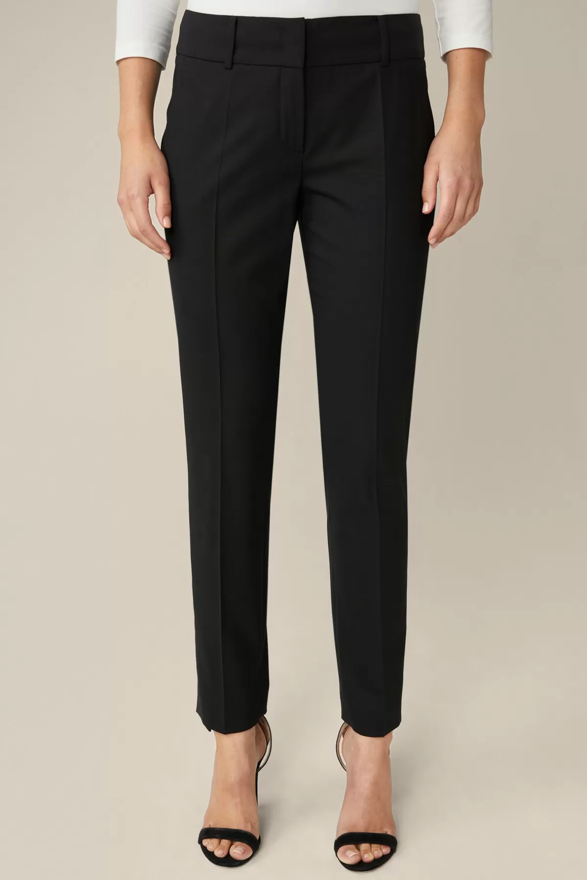 Online Schurwoll-Stretch-Hose In Damen Hosen & Jeans