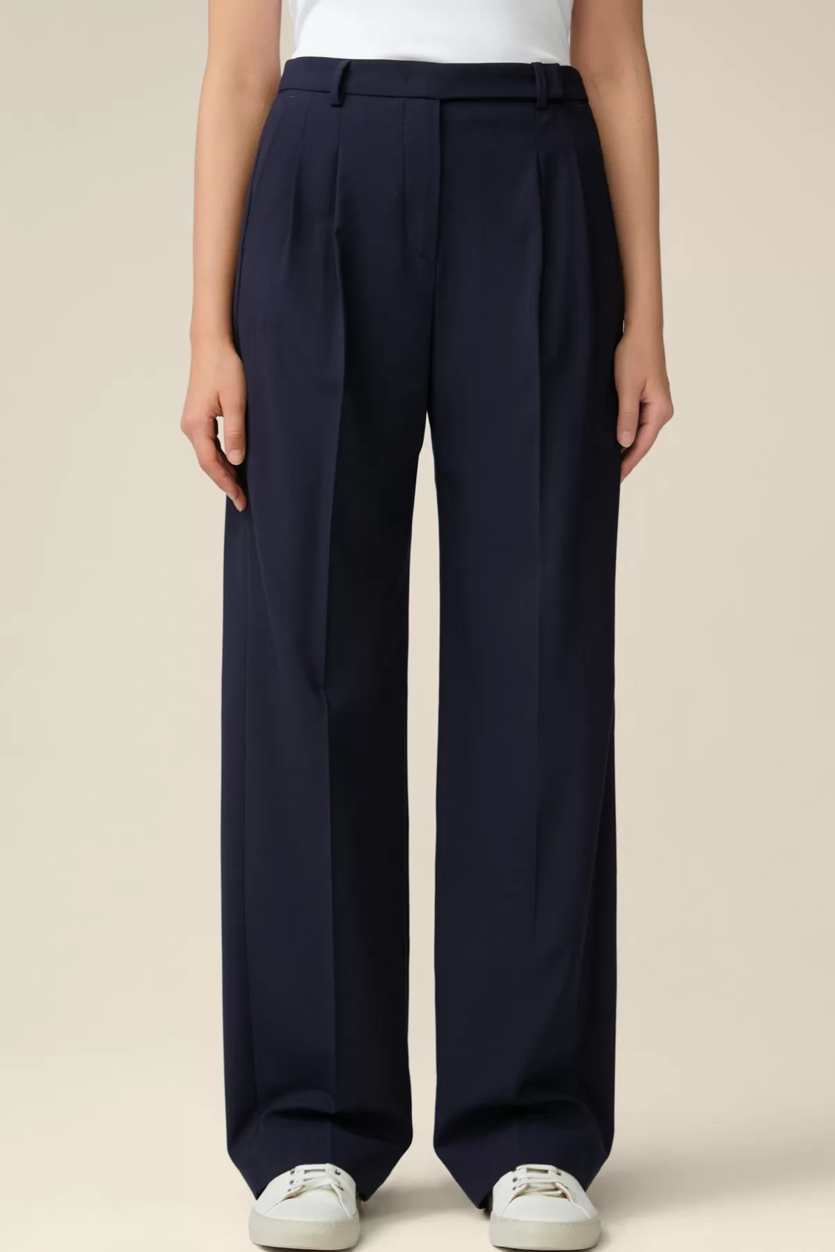 Hot Schurwollstretch-Marlene-Hose In Damen Hosen & Jeans