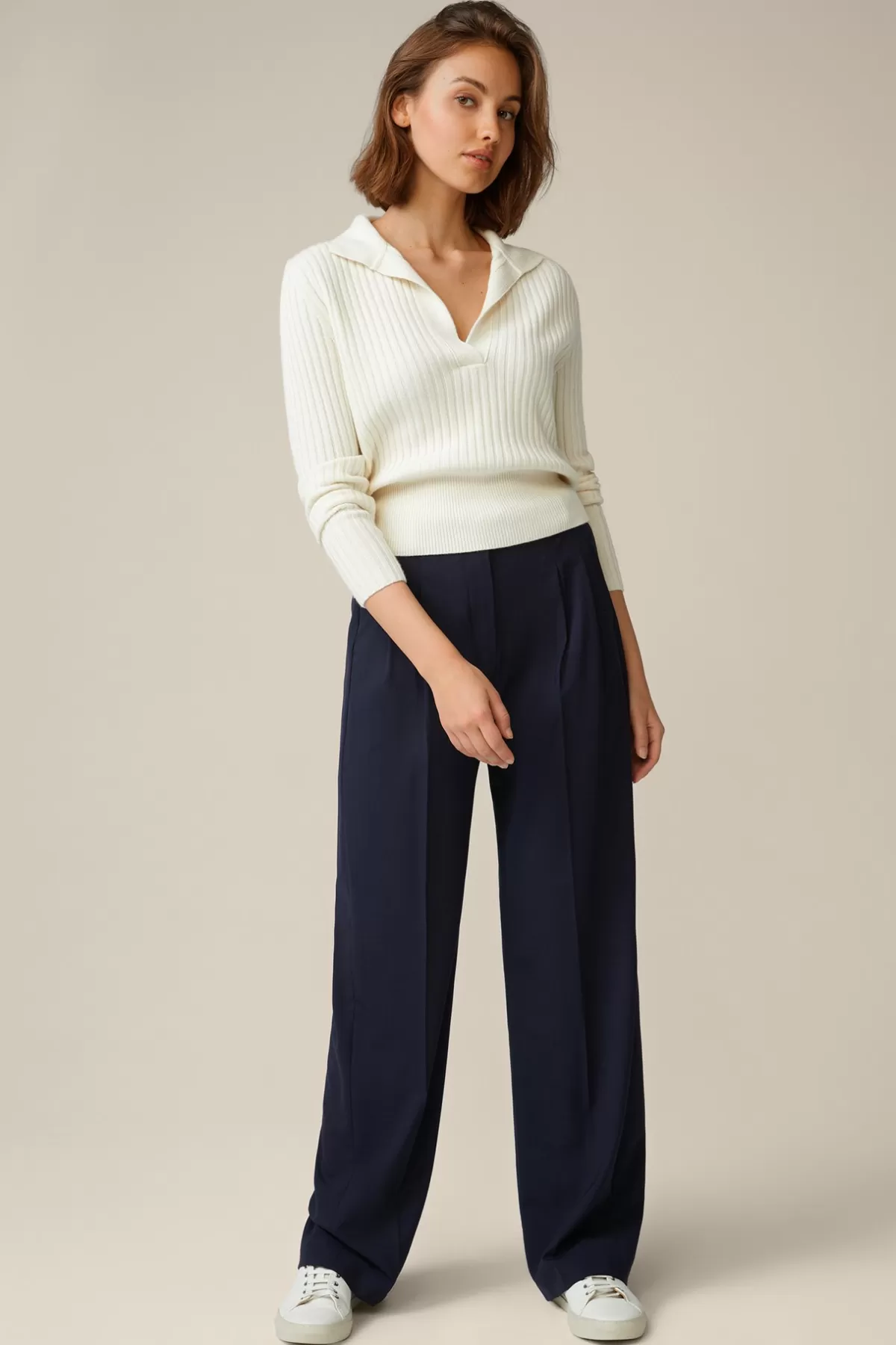 Hot Schurwollstretch-Marlene-Hose In Damen Hosen & Jeans