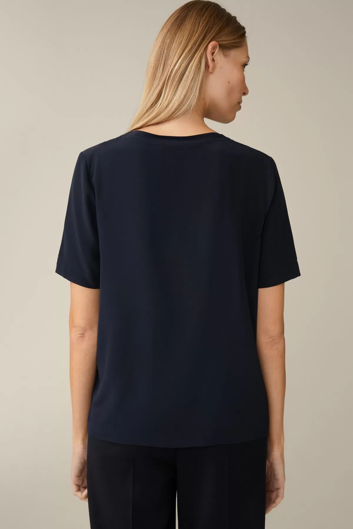 Store Seiden-Kurzarm-Shirt In Damen T-Shirts & Sweats