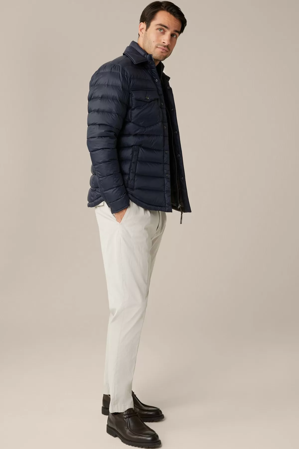 Flash Sale Stepp-Nylon-Jacke Cossato Mit Brusttaschen In Herren Jacken & Mäntel
