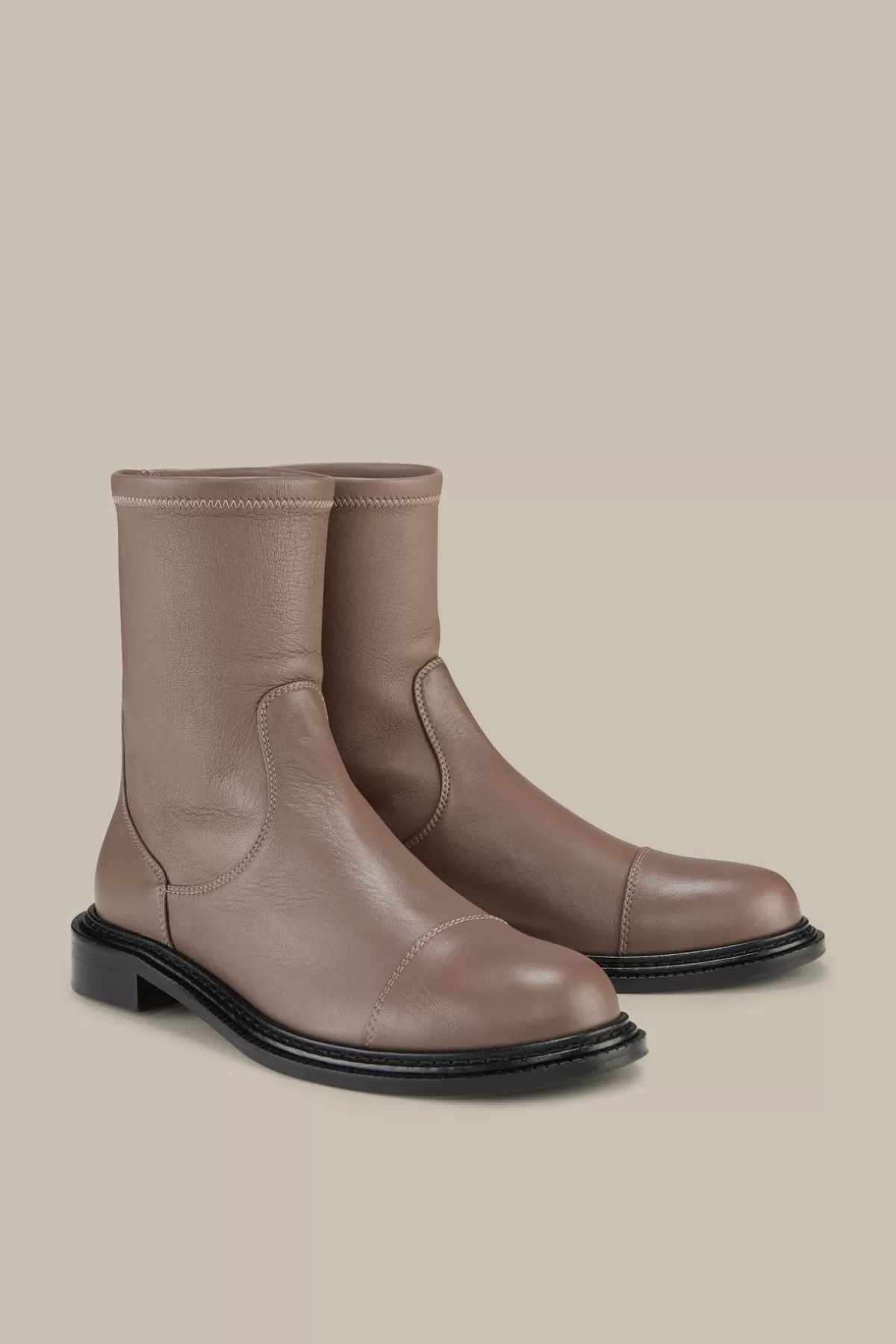New Stretch-Boots Aus Lammnappaleder In By Unutzer Damen Schuhe