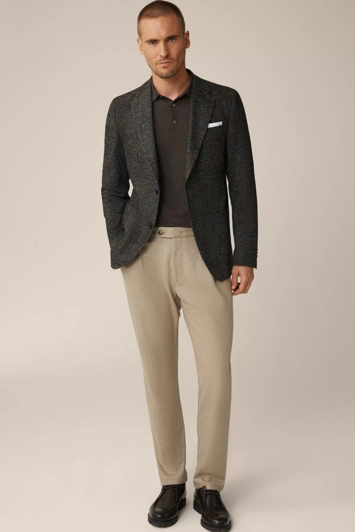 New Strick-Poloshirt Nando Mit Seide Und Cashmere In Herren Strick