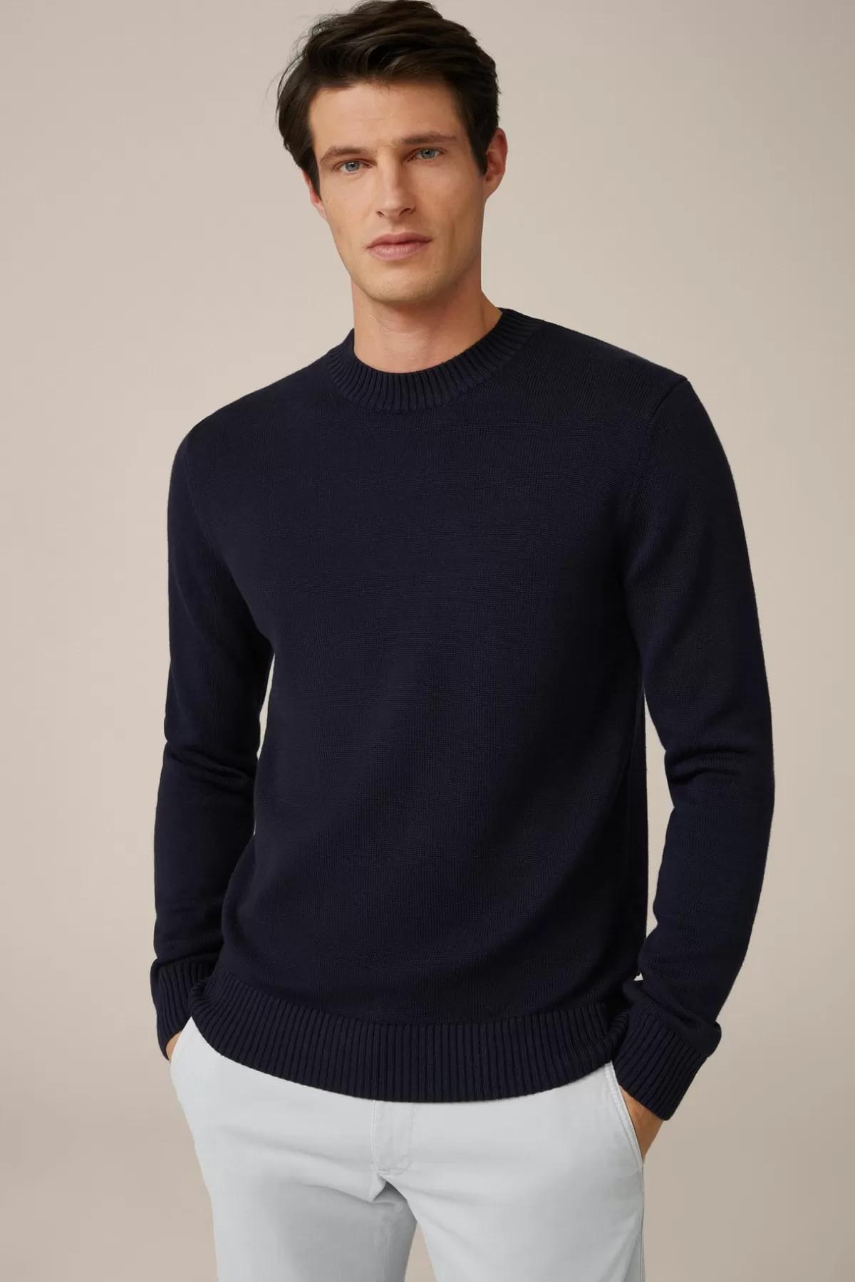 Outlet Strick-Pullover Nando Mit Seide Und Cashmere In Herren Strick