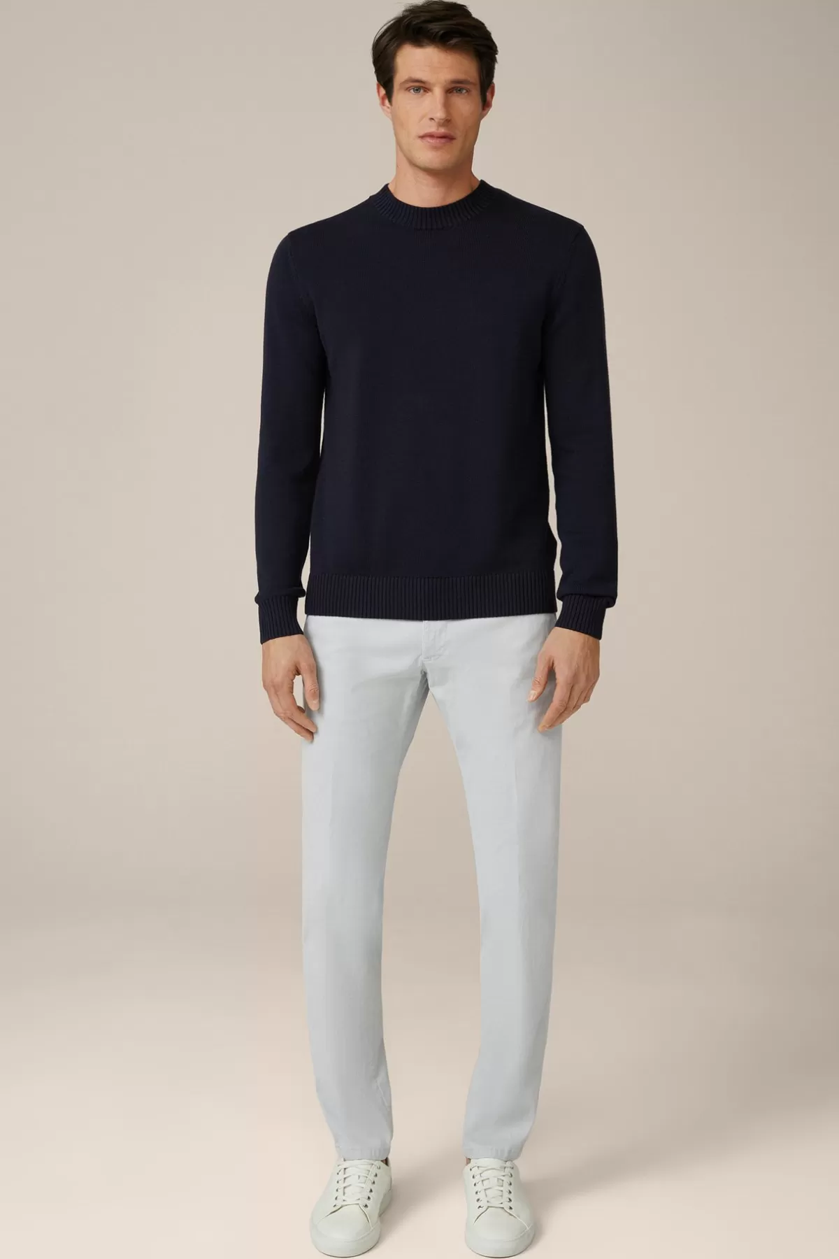 Outlet Strick-Pullover Nando Mit Seide Und Cashmere In Herren Strick