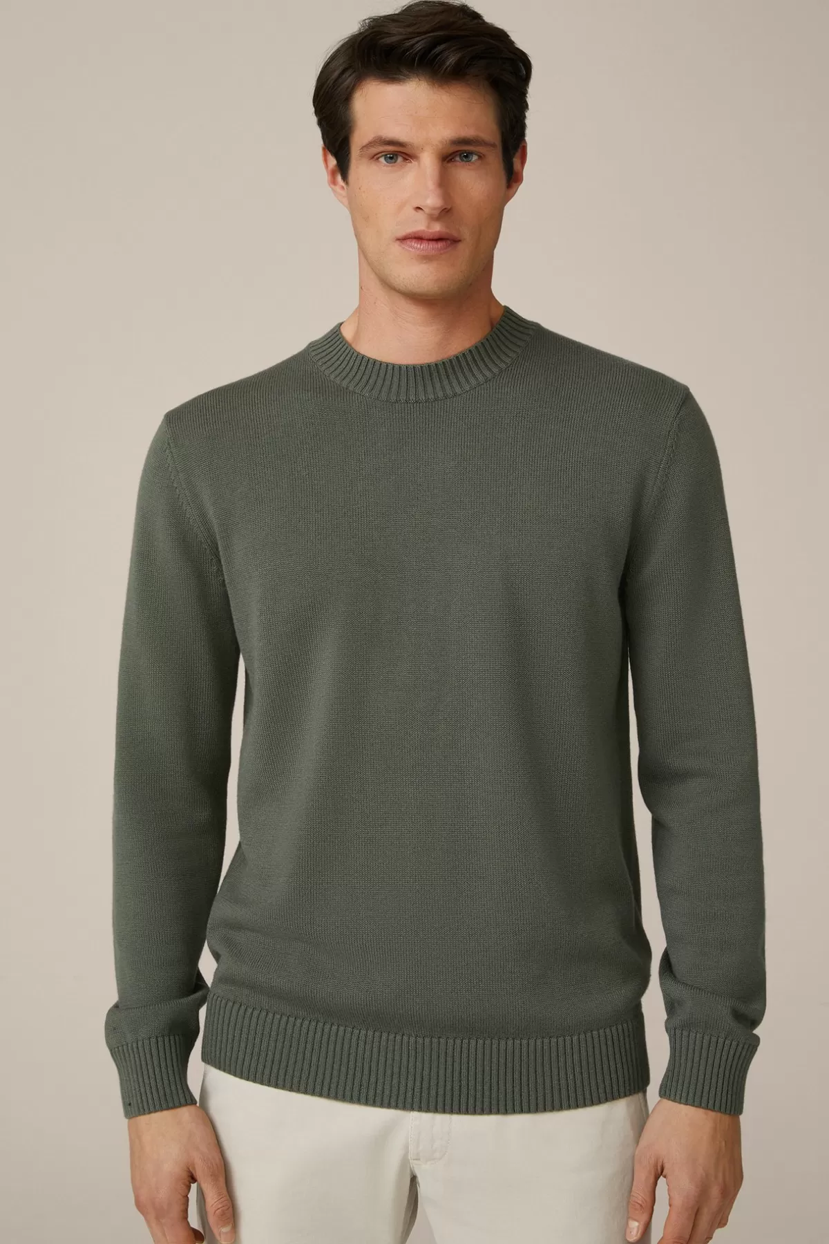 Sale Strickpullover Nedo In Oliv Herren Strick