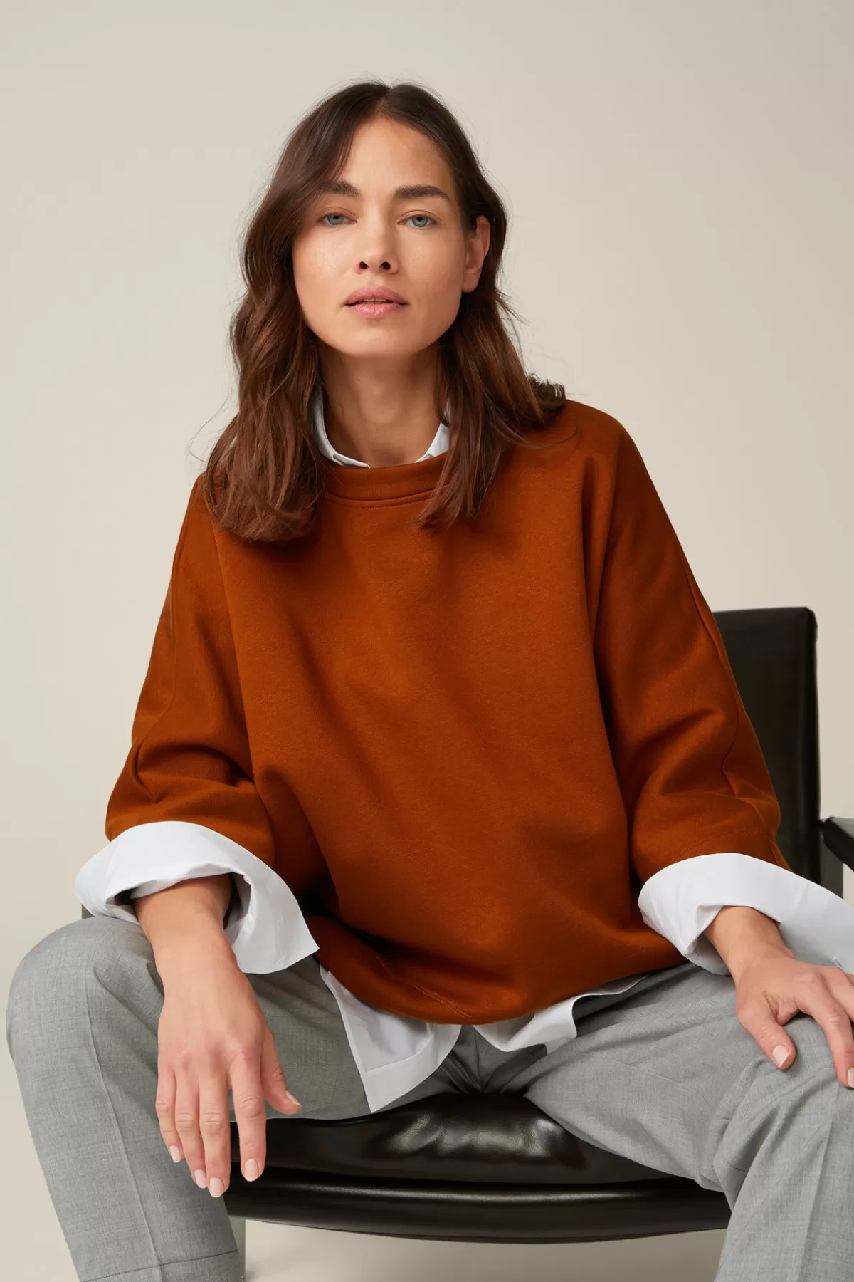 Shop Sweat-Pullover, Oversized, In Kupfer Damen T-Shirts & Sweats