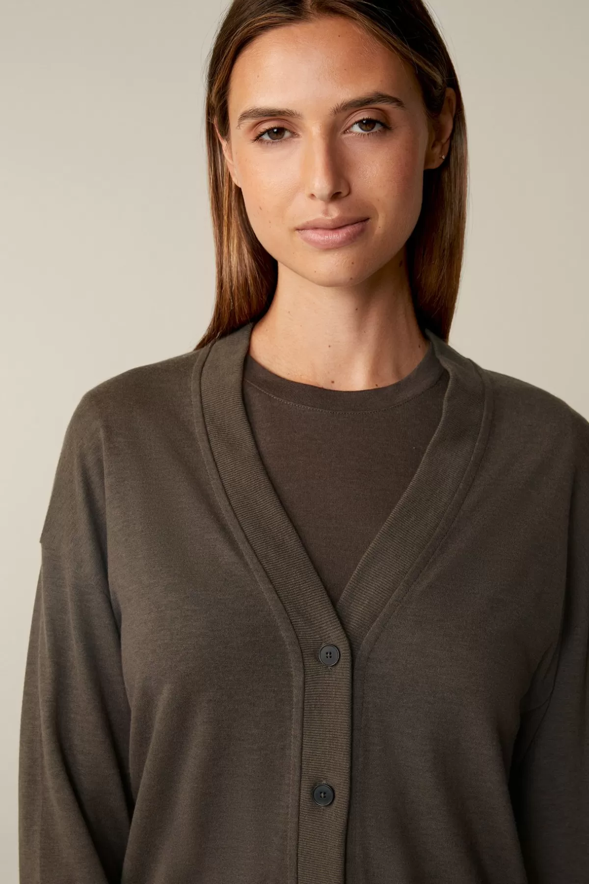 Best Tencel-Wollmix-Cardigan In Damen T-Shirts & Sweats