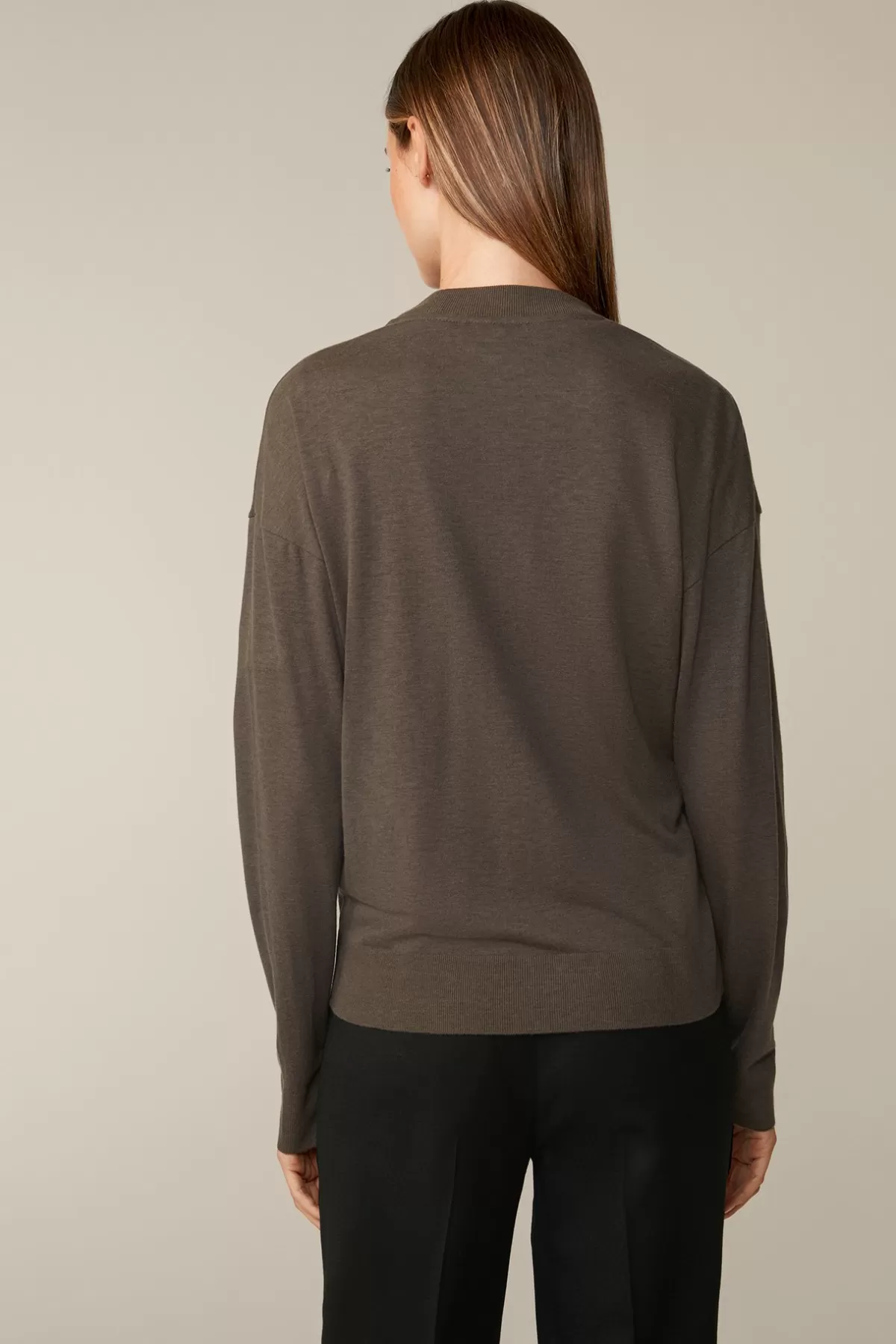 Best Tencel-Wollmix-Cardigan In Damen T-Shirts & Sweats