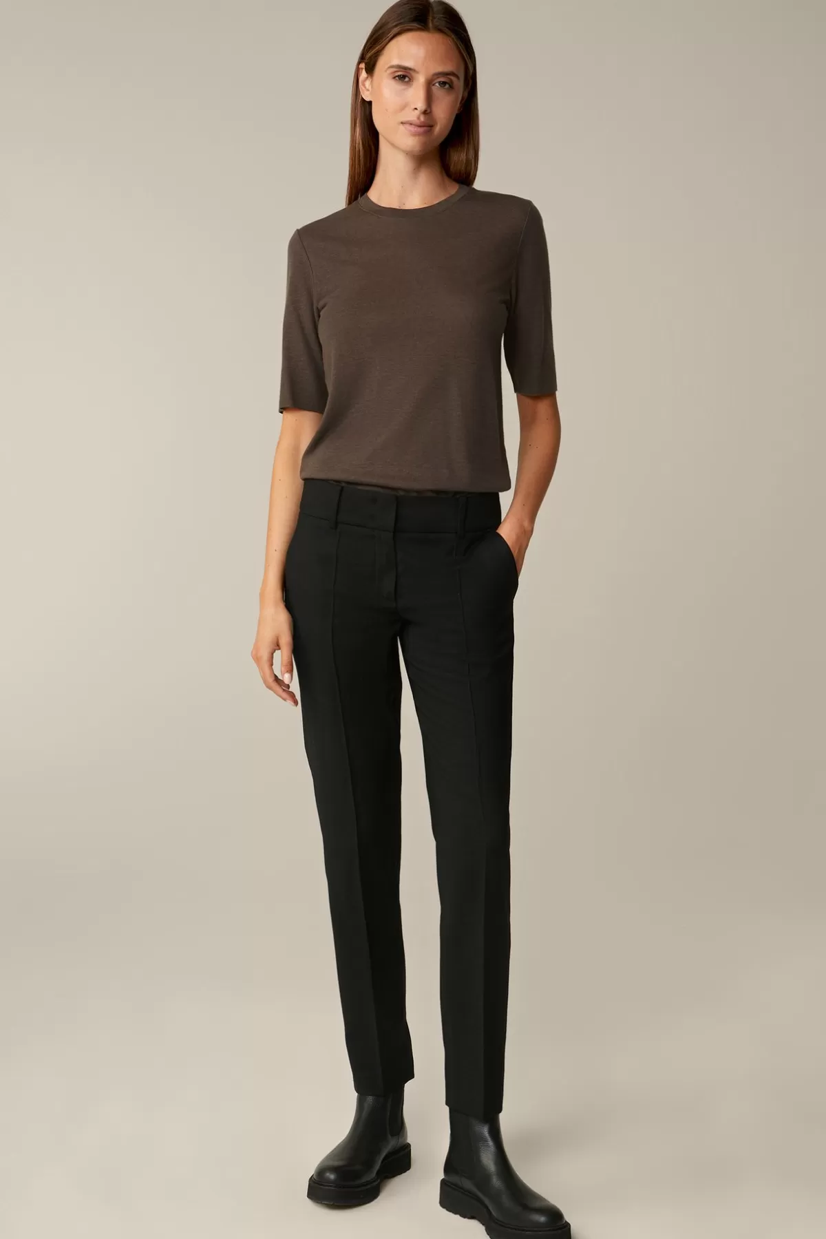 Clearance Tencel-Wollmix-Kurzarm-Shirt In Damen T-Shirts & Sweats