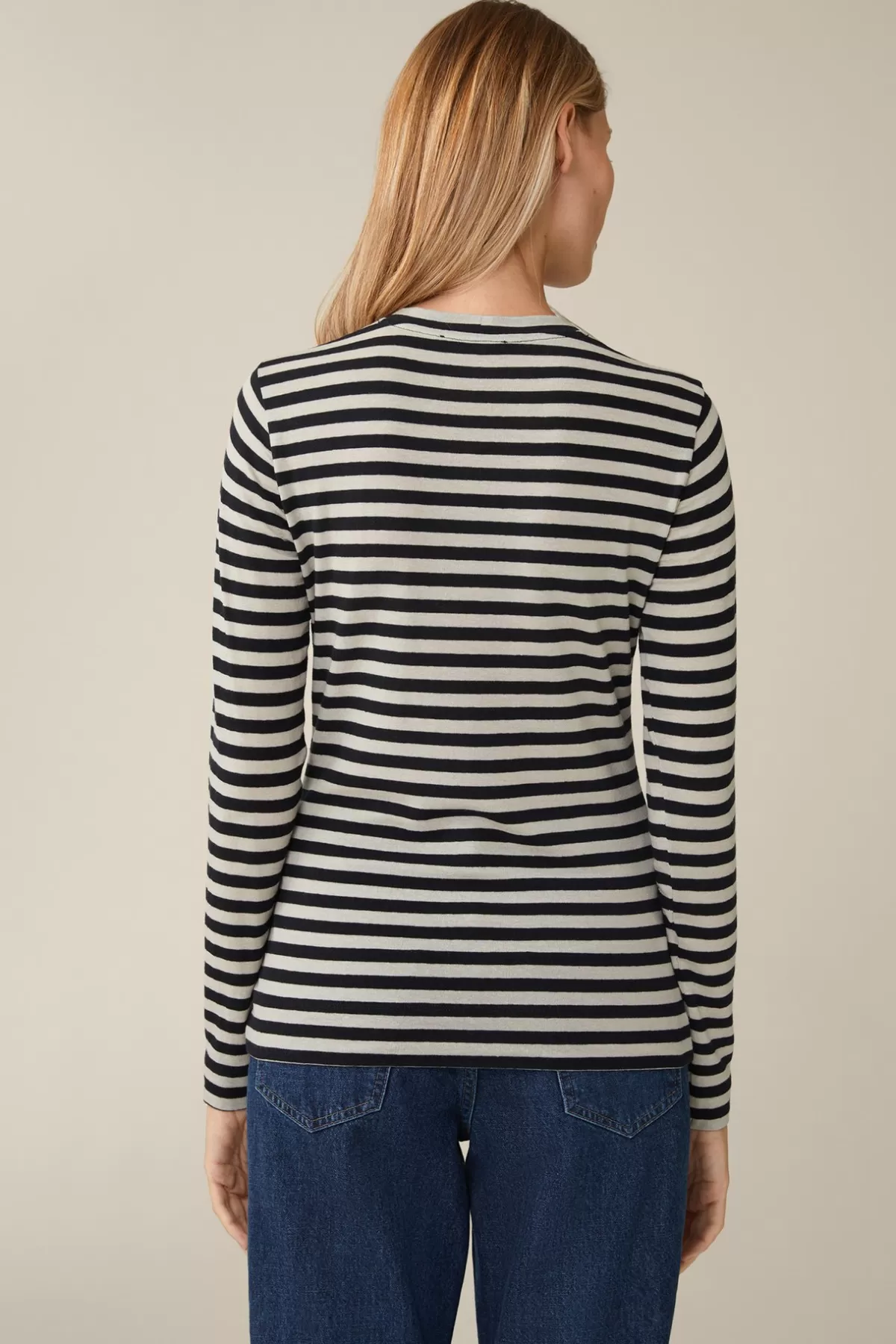 Hot Tencel-Wollstretch-Rundhals-Shirt In Damen T-Shirts & Sweats