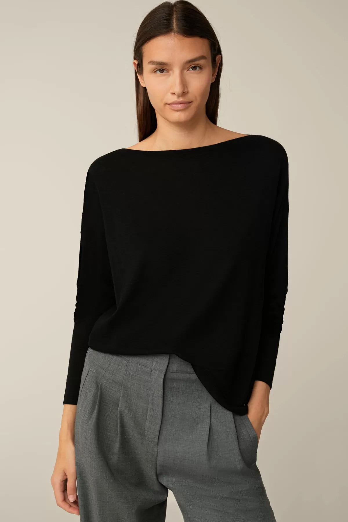 Outlet Tencel-Wollstretch-Shirt In Damen T-Shirts & Sweats