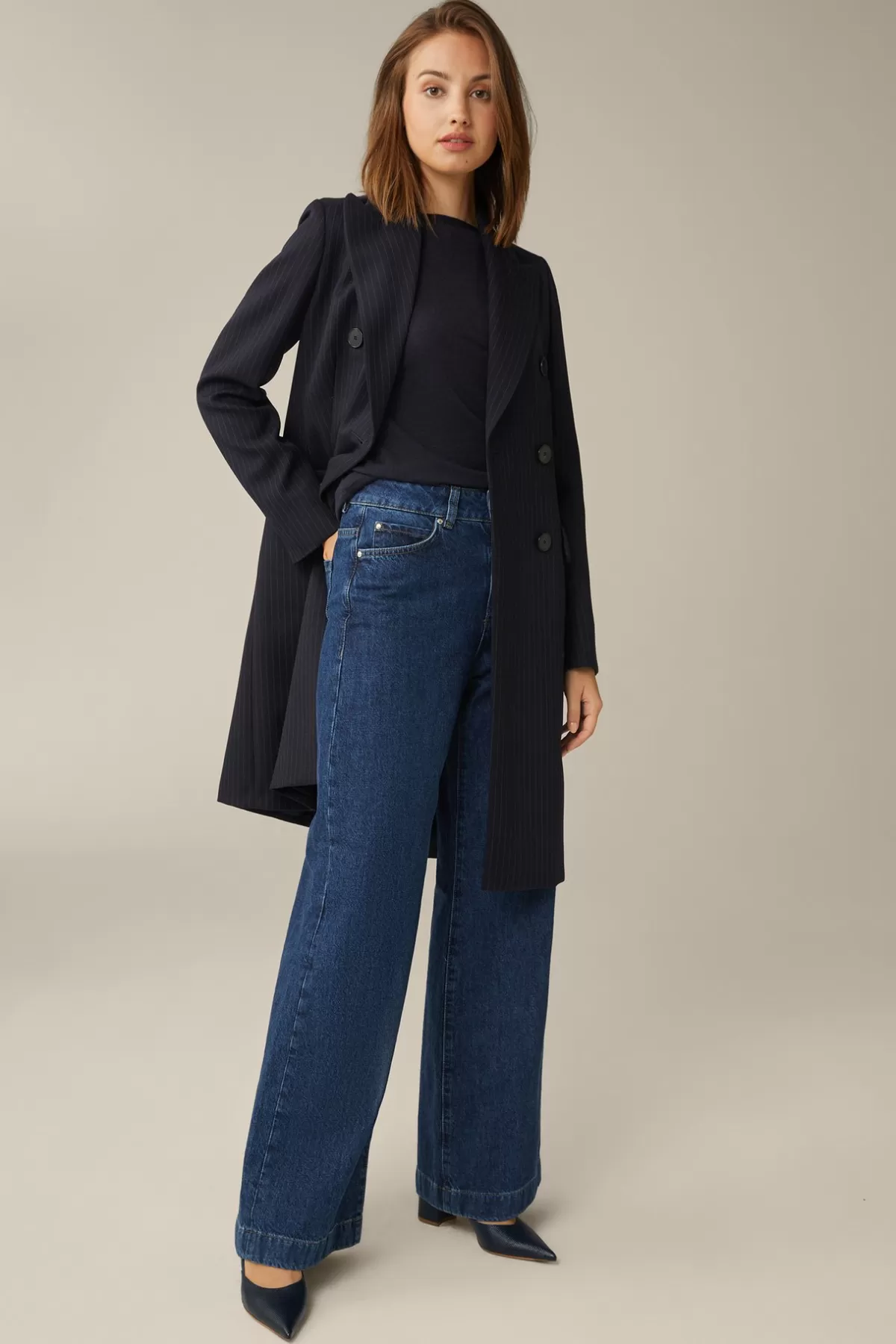 Fashion Tencel-Wollstretch-Shirt In Damen T-Shirts & Sweats