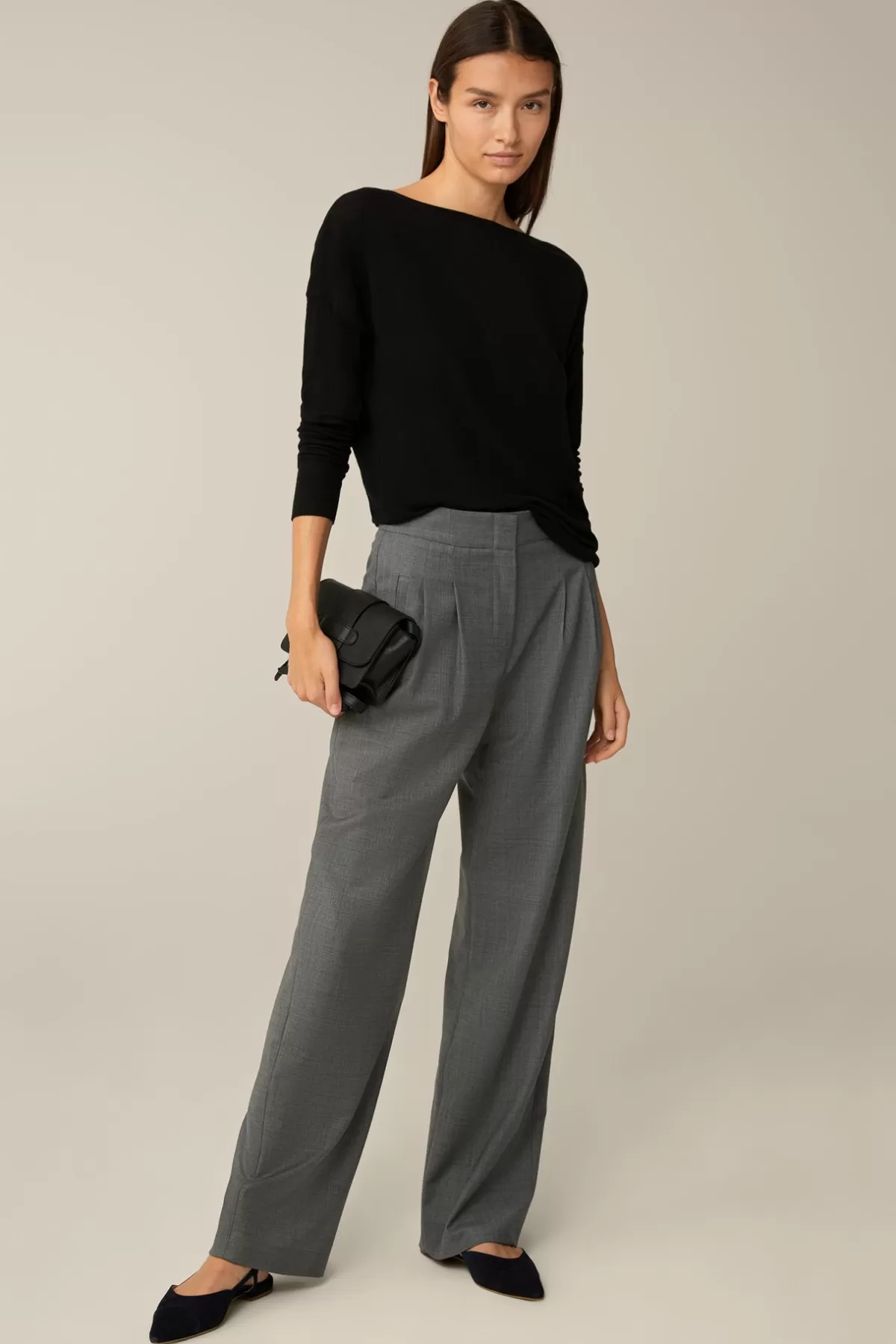 Outlet Tencel-Wollstretch-Shirt In Damen T-Shirts & Sweats