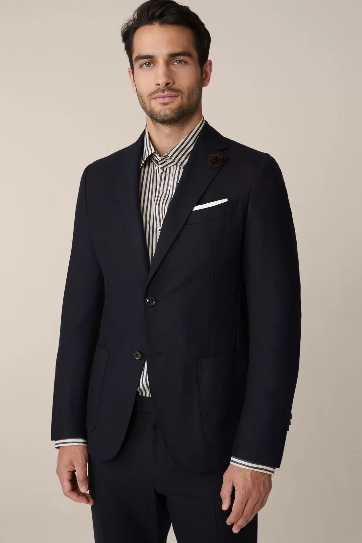 Shop Travel Jersey-Flanell Baukasten-Sakko In Herren Sakkos