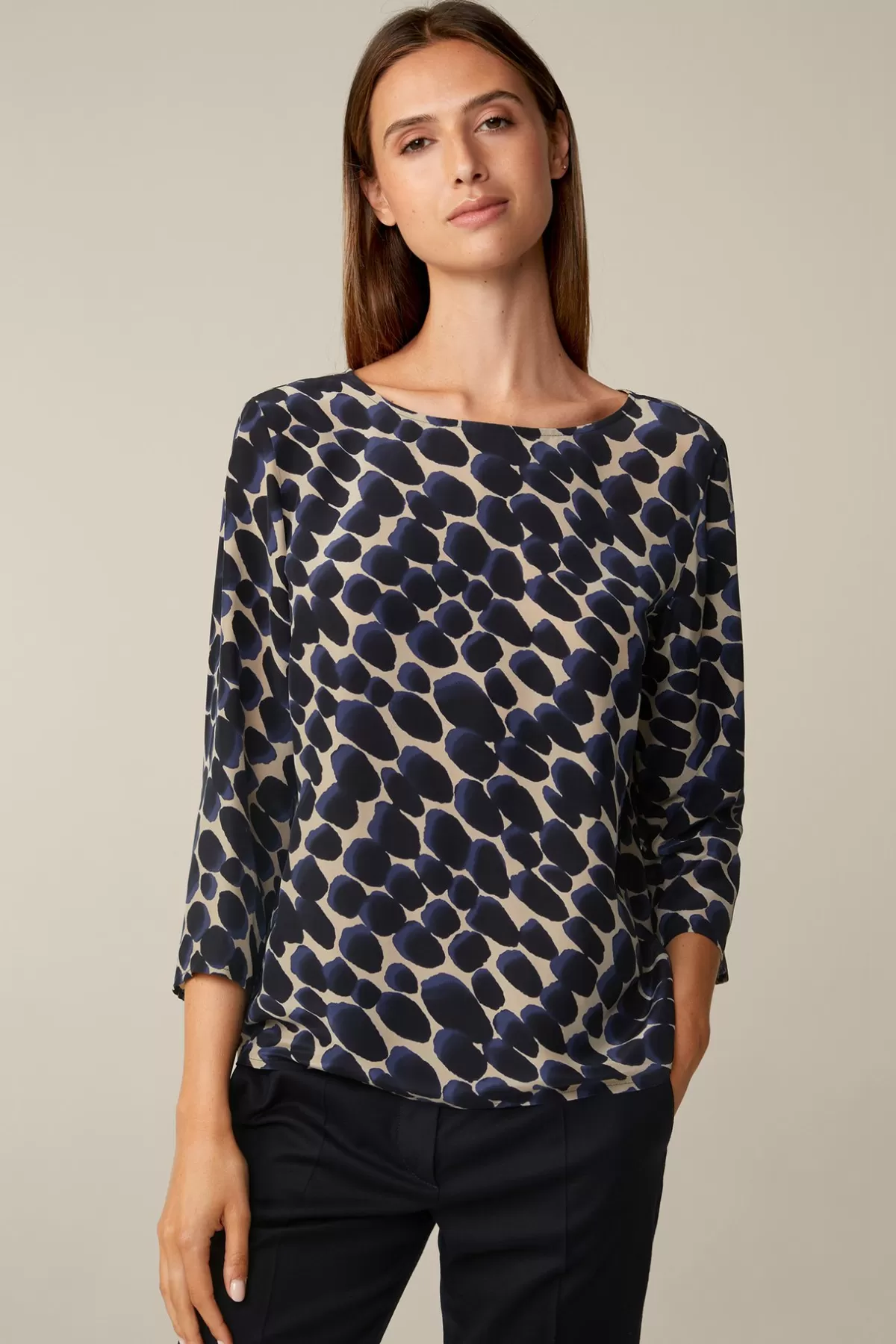 Cheap Viskose-Seidenmix-Bluse In Damen Blusen & Tops