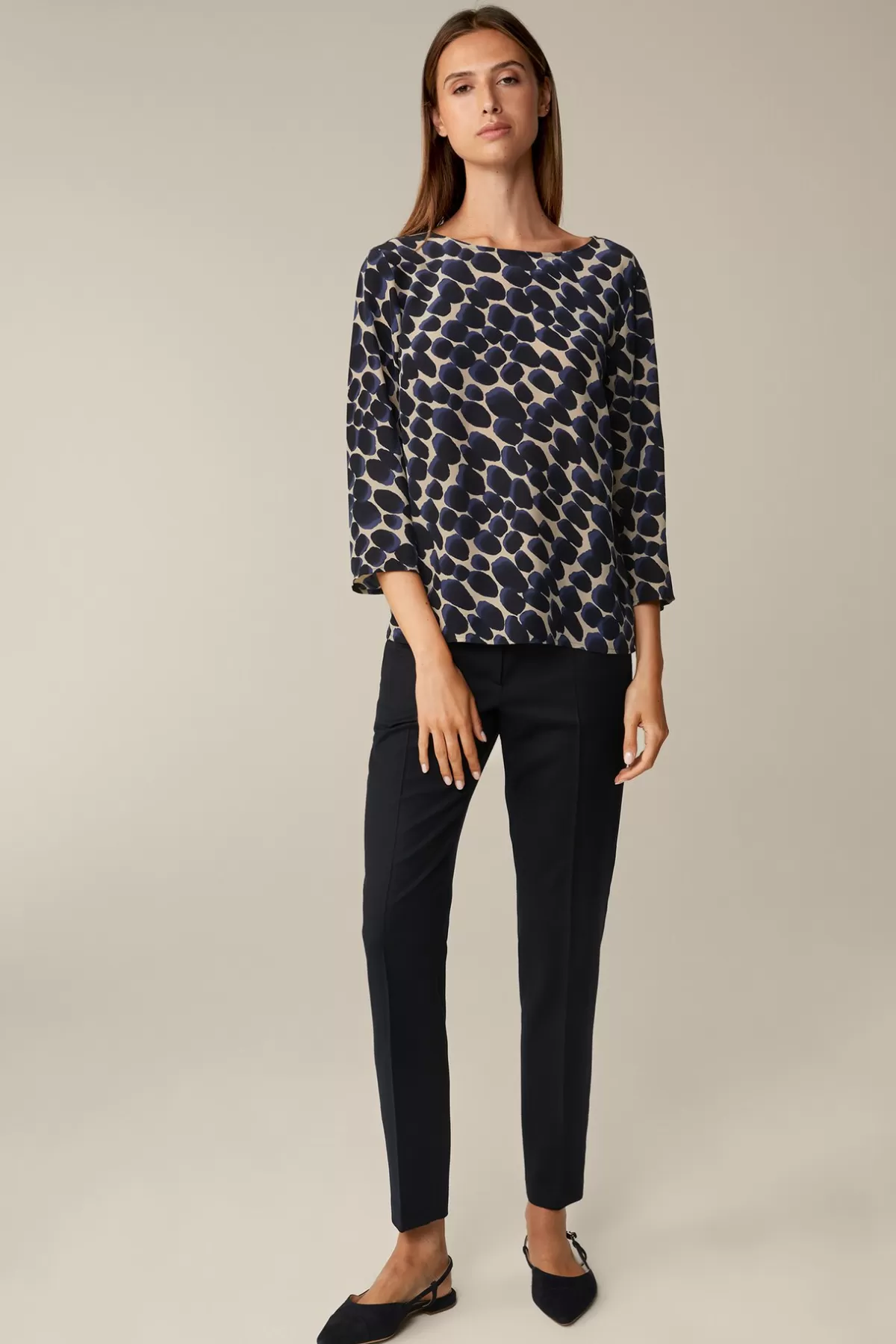 Cheap Viskose-Seidenmix-Bluse In Damen Blusen & Tops