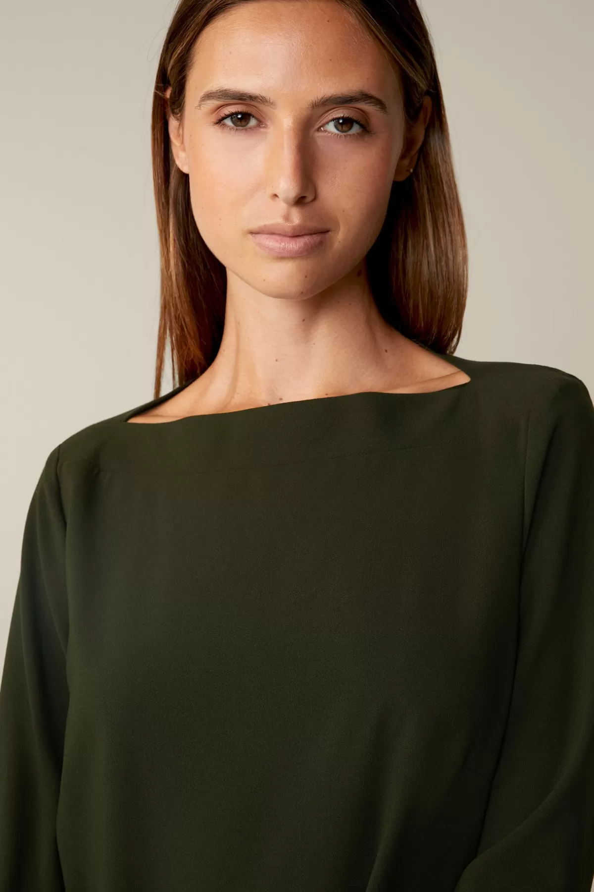 Cheap Wollcrepe-Eggshape-Kleid In Damen Kleider & Overalls
