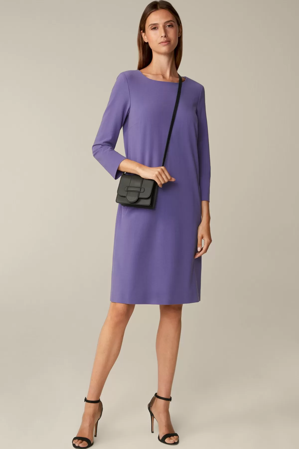 Clearance Wollcrepe-Kleid In Damen Kleider & Overalls