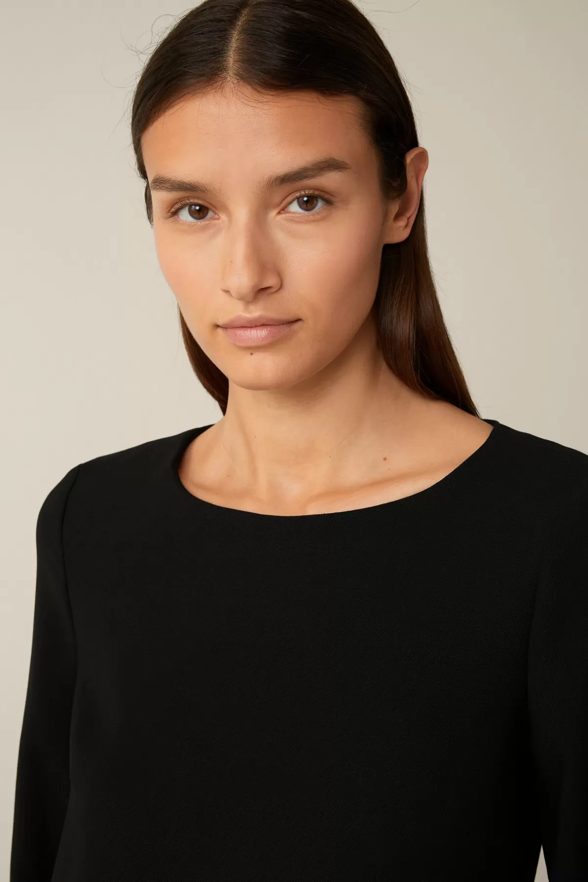 Cheap Wollcrepe-Kleid In Damen Kleider & Overalls
