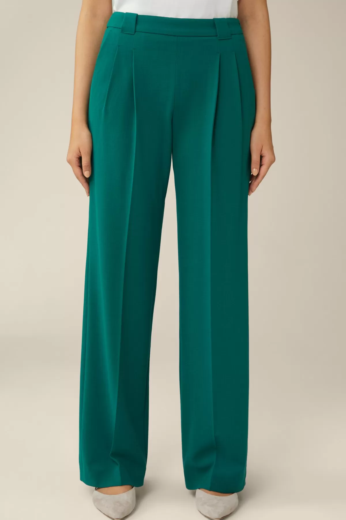 Outlet Wollcrepe-Marlene-Hose In Damen Hosen & Jeans