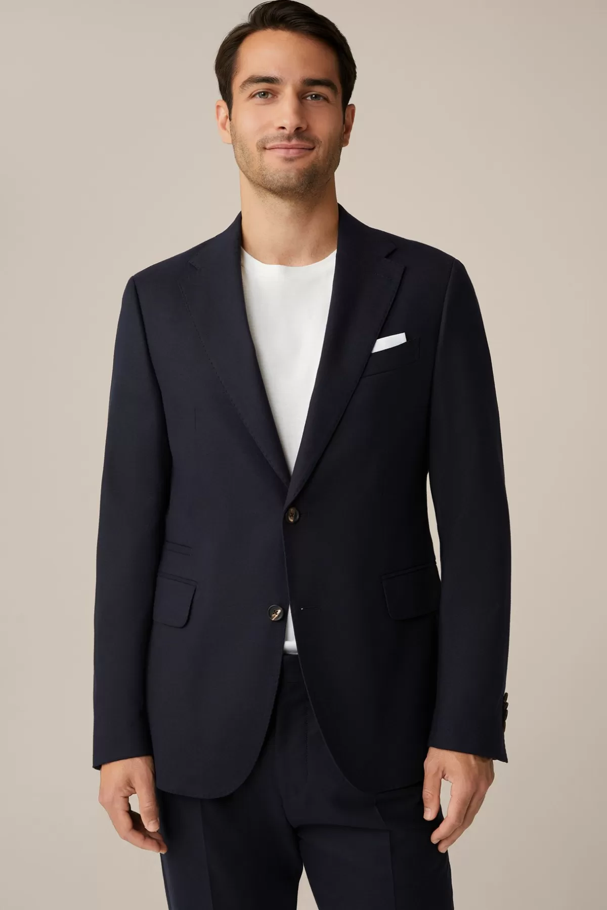 Best Woll-Flanell-Baukasten-Sakko Sono Mit Stretch In Herren Sakkos