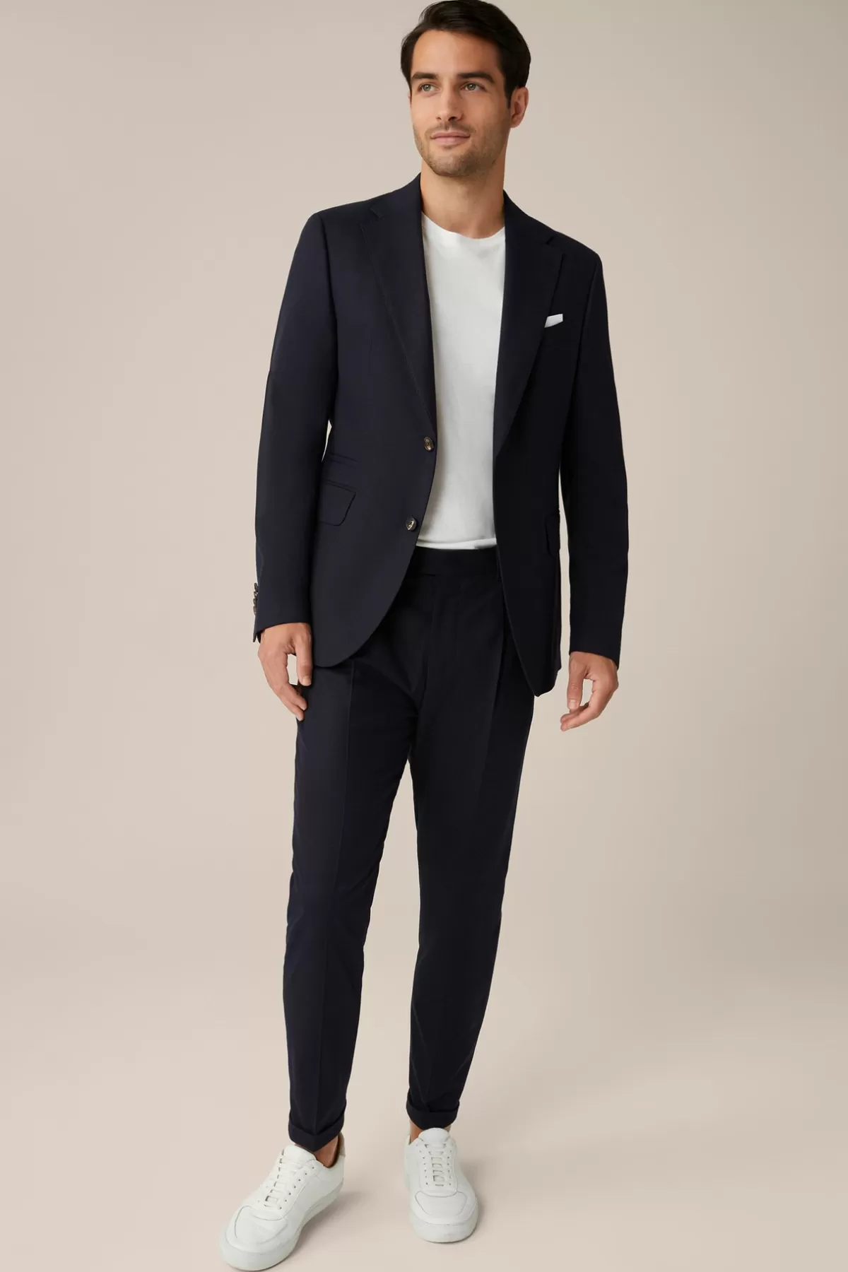 Best Woll-Flanell-Baukasten-Sakko Sono Mit Stretch In Herren Sakkos