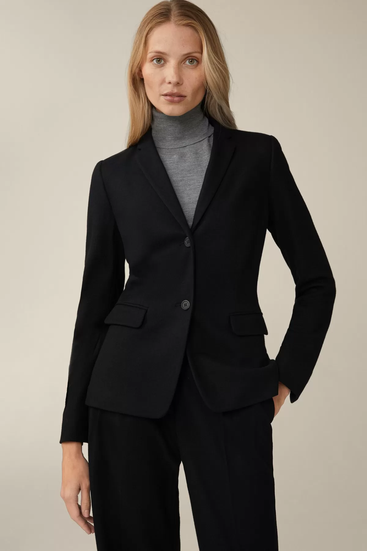 Store Wolljersey-Blazer In Damen Blazer