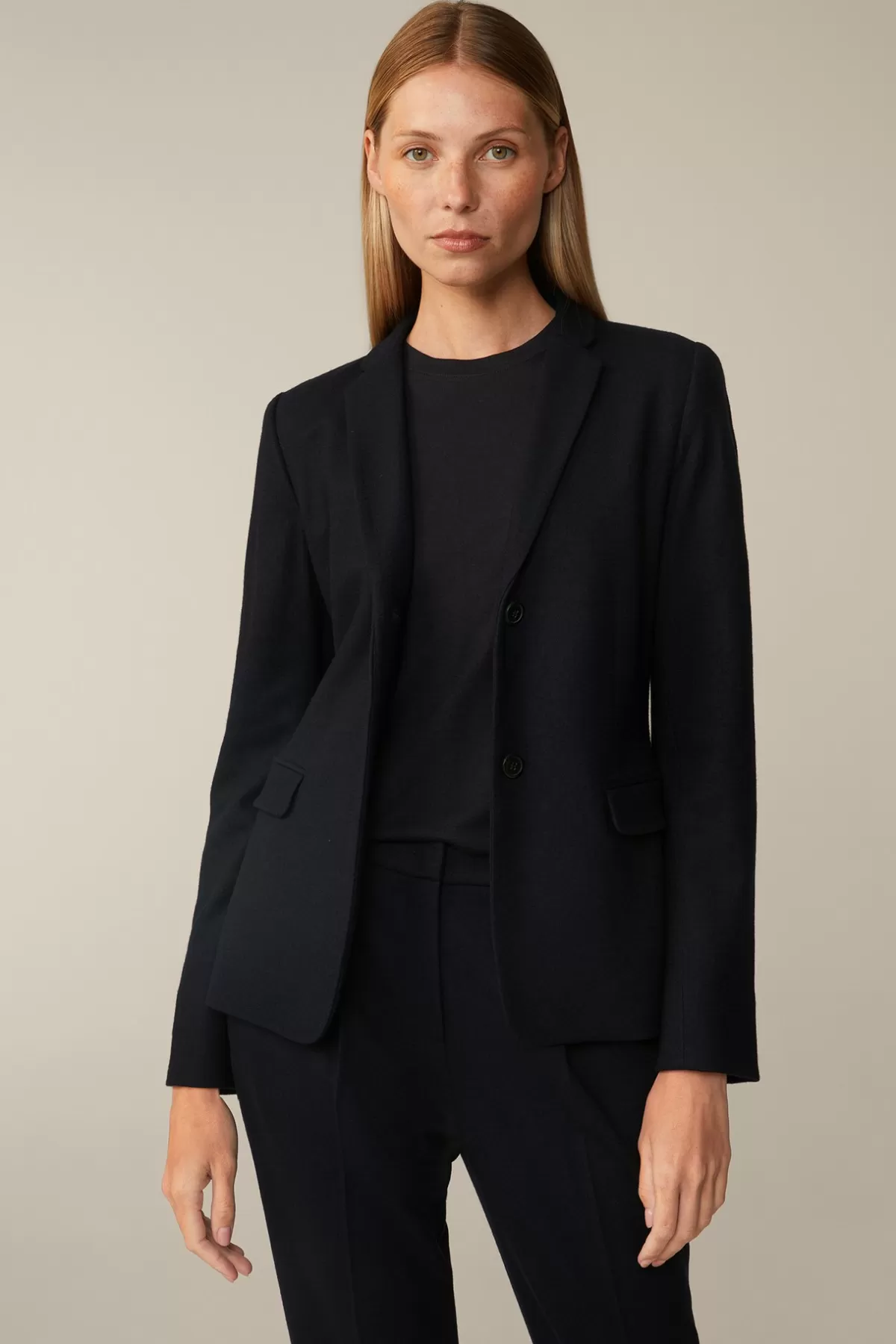 Best Wolljersey-Blazer In Damen Blazer