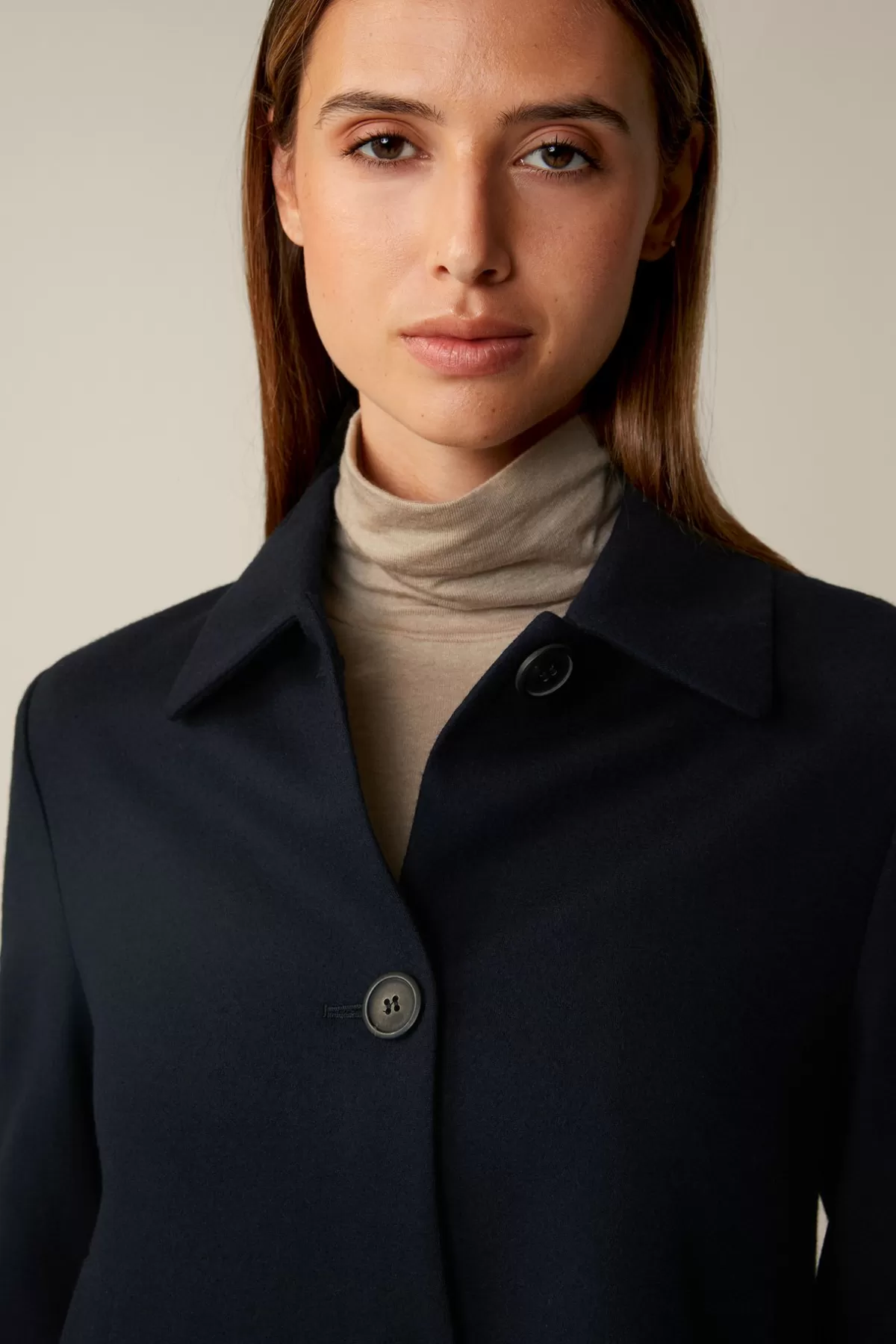 Discount Wolljersey-Kurz-Blazer In Damen Blazer