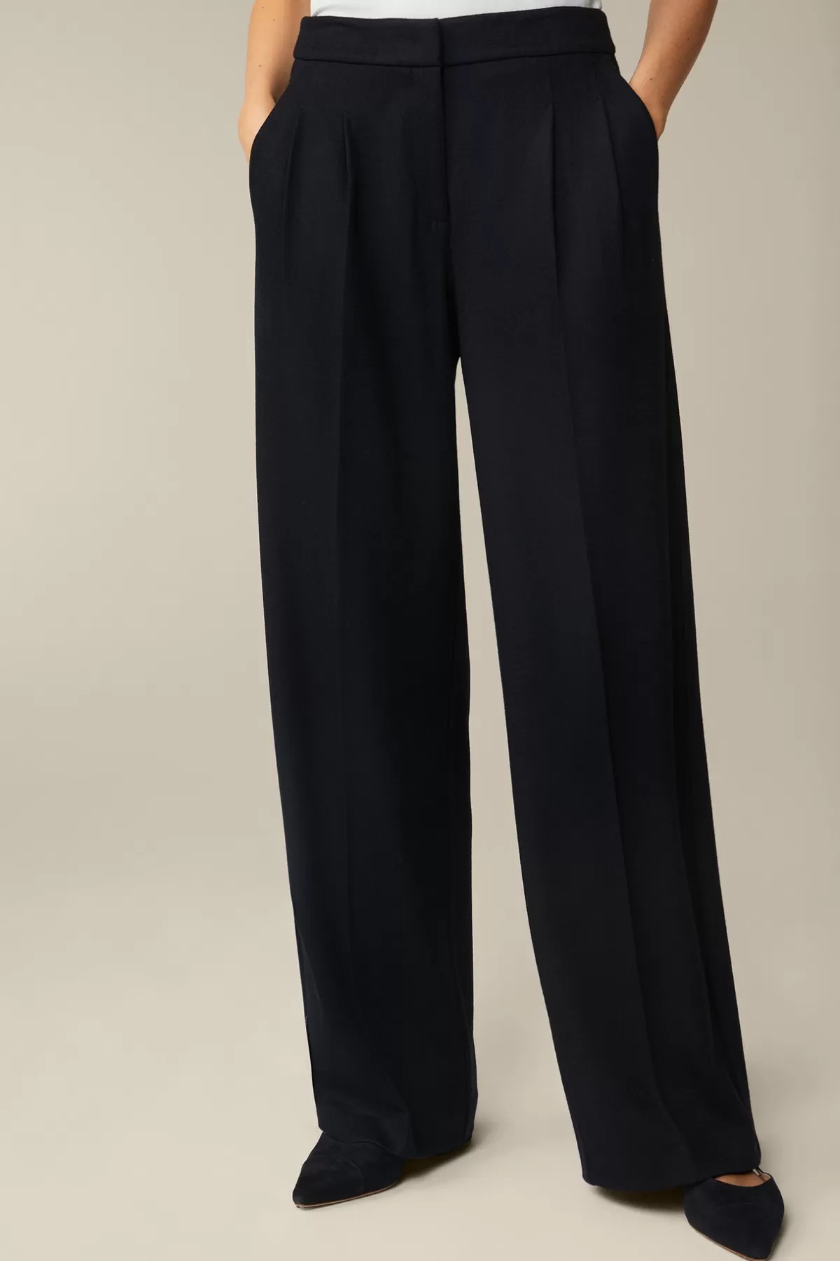 Hot Wolljersey-Marlene-Hose In Damen Hosen & Jeans