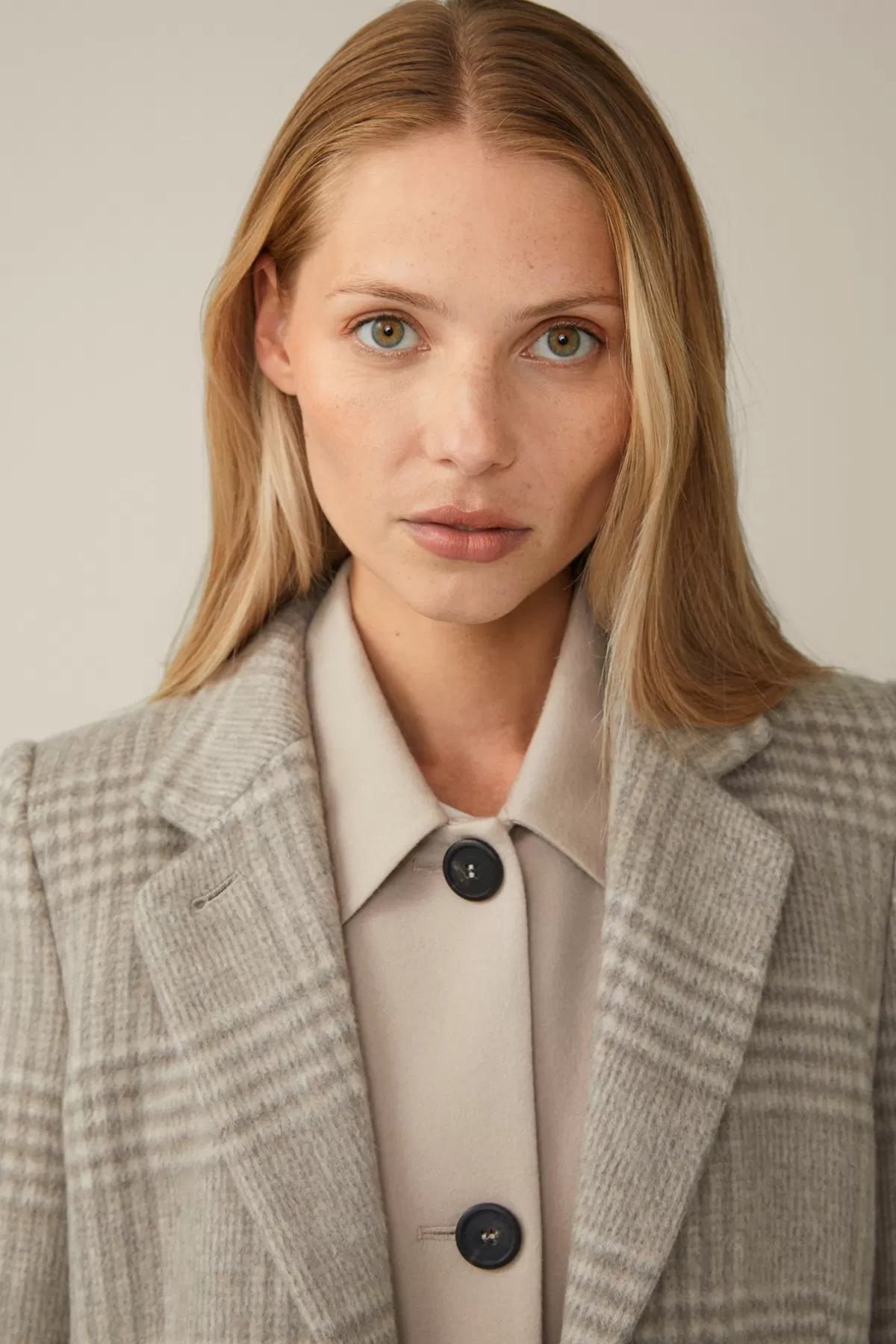 Cheap Wollmix-Blazer-Mantel In Damen Jacken & Mäntel
