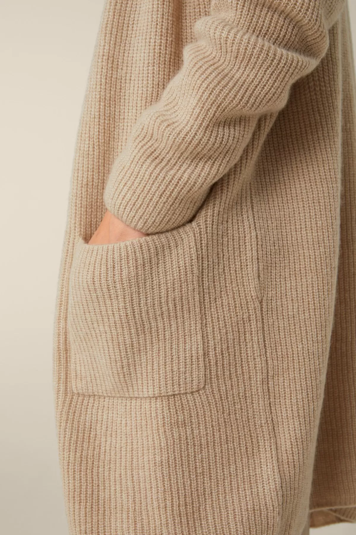 Clearance Wollmix-Cardigan Mit Seide Und Cashmere In Damen Strick