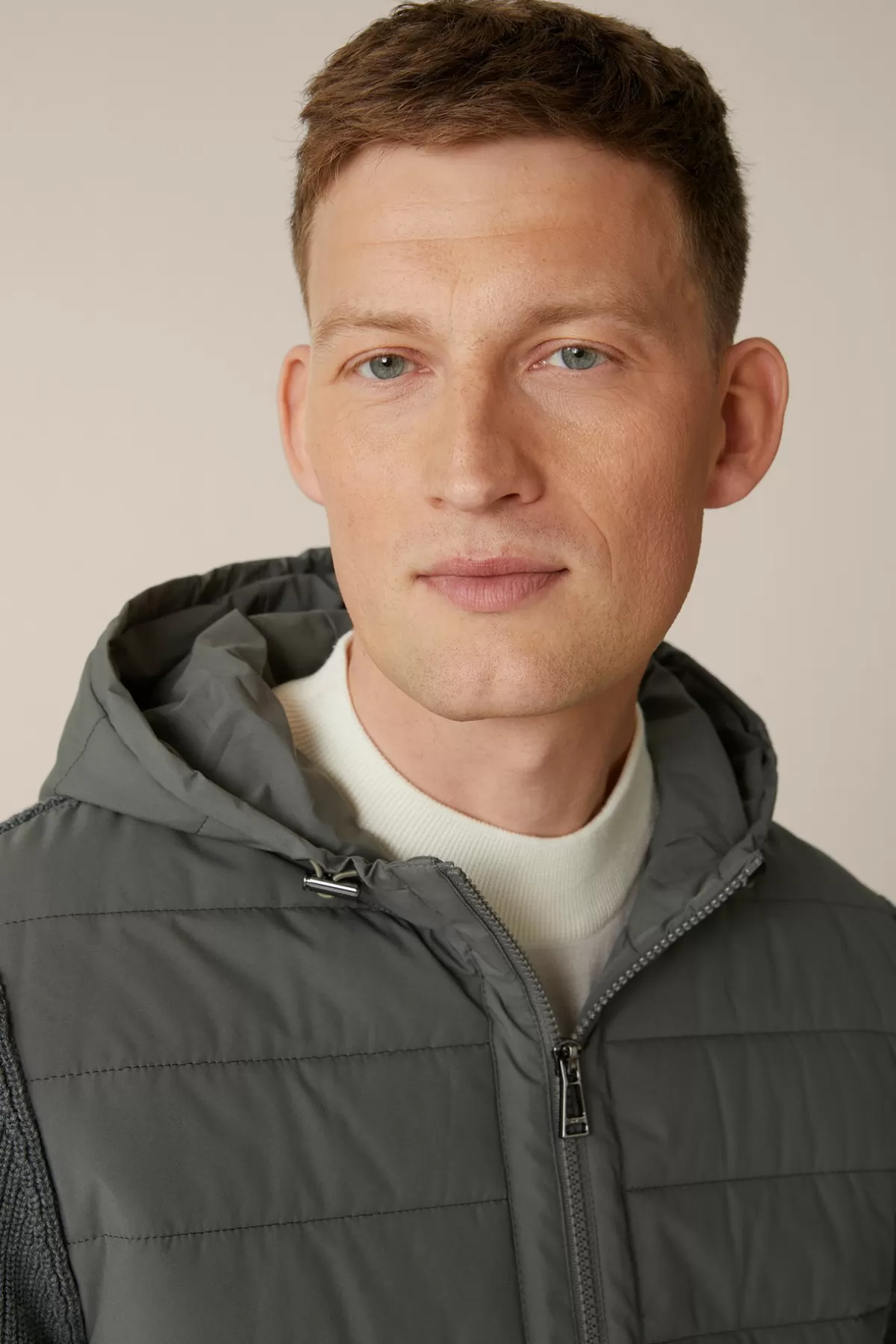 Outlet Wollmix-Kapuzenjacke Nelio Mit Steppung In Herren Jacken & Mäntel