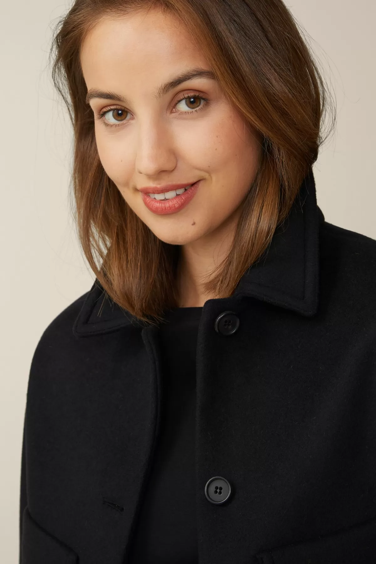 Outlet Wollmix-Kurz-Jacke In Damen Jacken & Mäntel