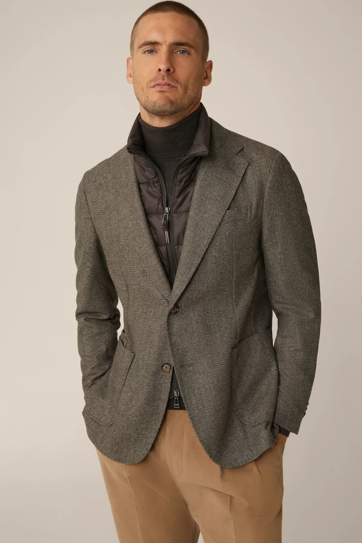 Sale Wollmix-Sakko Triest Mit Cashmere Und Inlay In Herren Sakkos