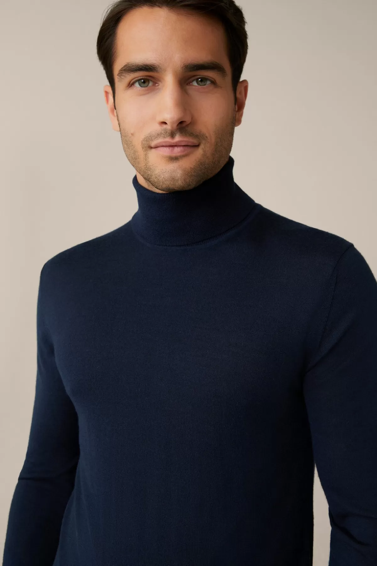 Flash Sale Woll-Rollkragen-Pullover Nando Mit Seide Und Cashmere In Herren Strick