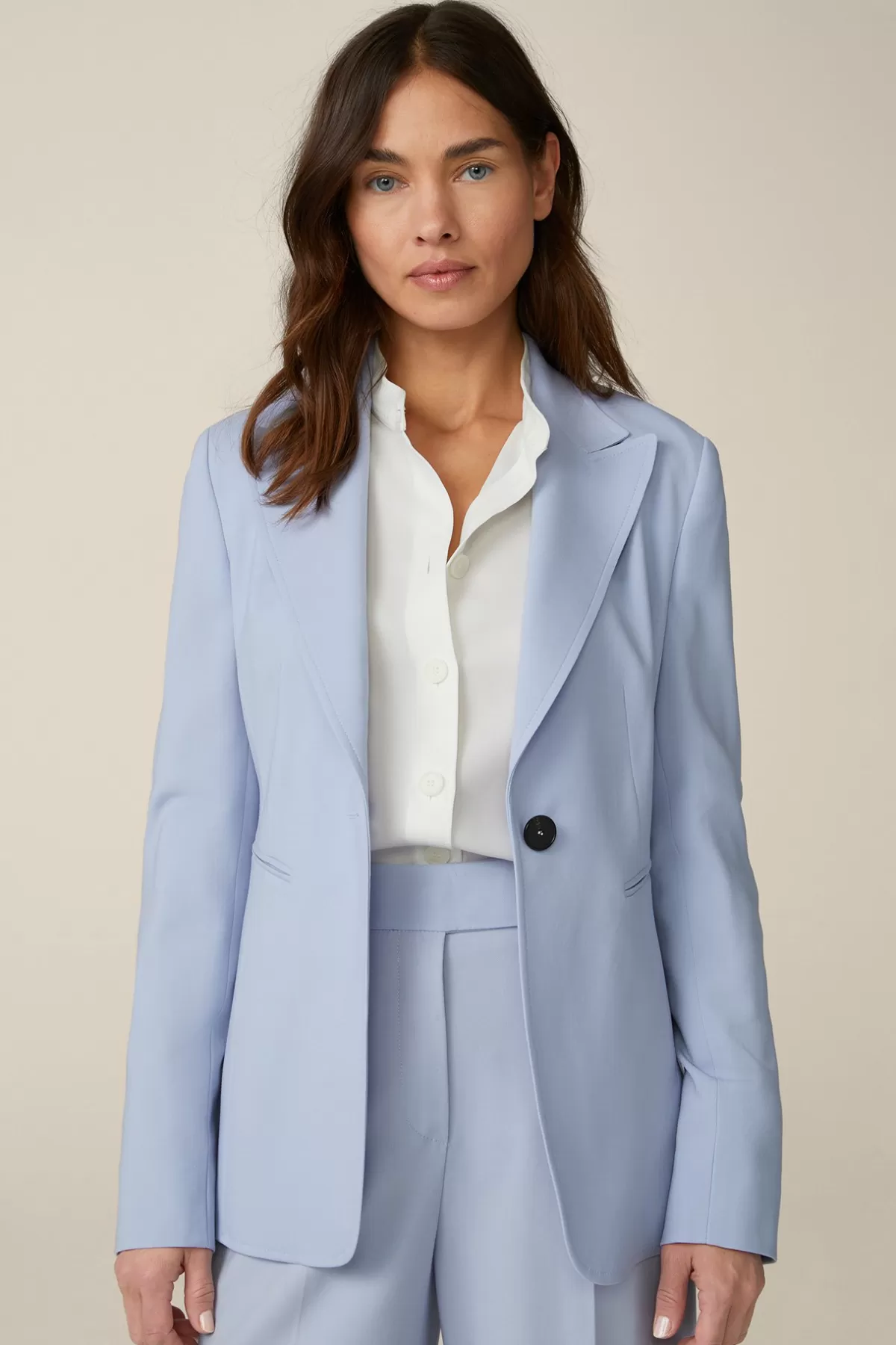 Cheap Wollstretch-Blazer In Damen Blazer
