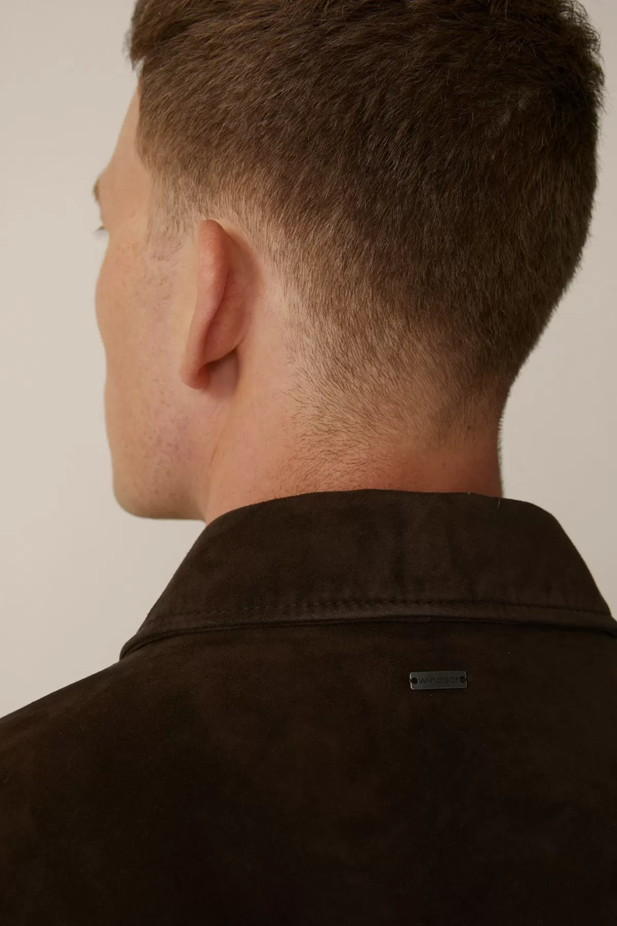 Fashion Ziegenvelours-Leder-Blouson Montagnana Mit Umlegekragen In Herren Jacken & Mäntel