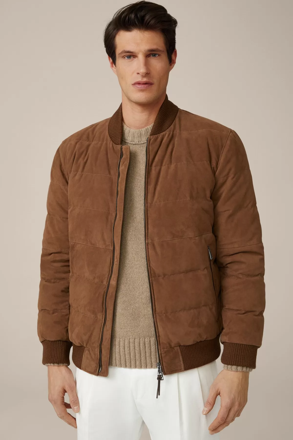 New Ziegenvelours-Lederjacke Fornelli In Herren Lederjacken & Shirtjackets